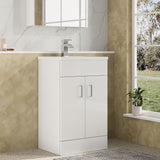 Aquarius Floor Standing Vanity Unit Aquarius Adelaide Floor Standing Vanity Unit with 1 Tap Hole Ceramic Basin