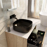 Aquarius Bathrooms Countertop Basin Aquarius JF-Series 400MM Countertop Basin Black