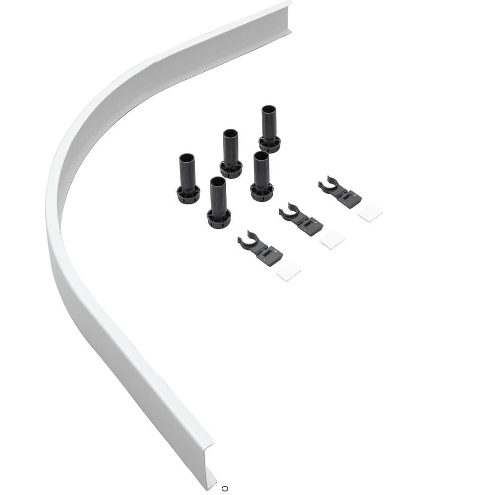 Aquarius Bathrooms Riser Kit Offset Quadrant Trays Aquarius Pluvia Riser Kit with Panel Pack and Legs