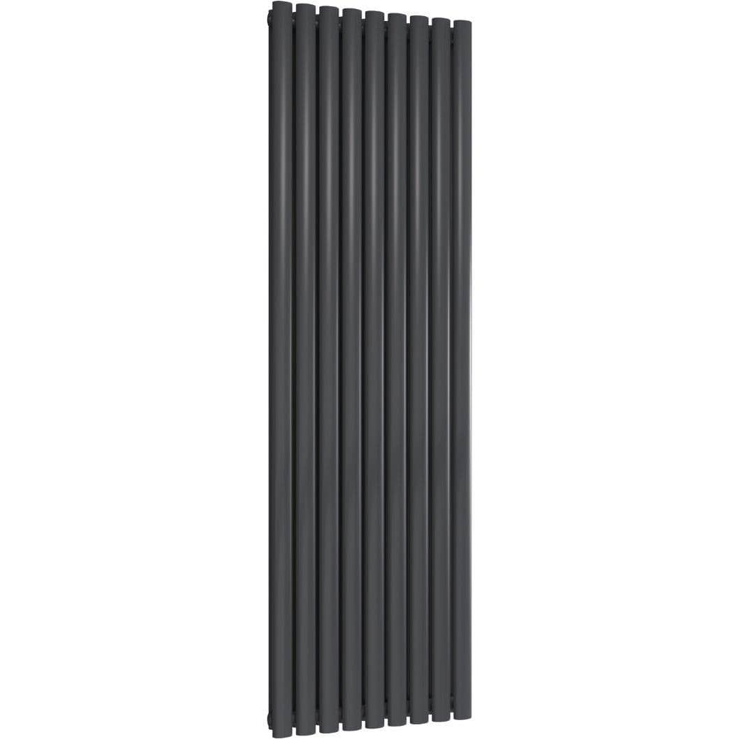Aquarius Bathrooms Column Radiator 1800 x540mm / Anthracite Aquarius Athens Double Vertical Column Radiator