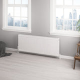 Aquarius Bathrooms Bathroom Heating 500 x 1300 Aquarius Type 22 Compact Panel Radiator in Gloss White