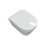Aquarius Bathrooms Wall Hung Toilet Aquarius Urbano Rimless Wall Hung Toilet Pack with Frame, Flush Plate, Soft Closing Seat and Hinge Covers