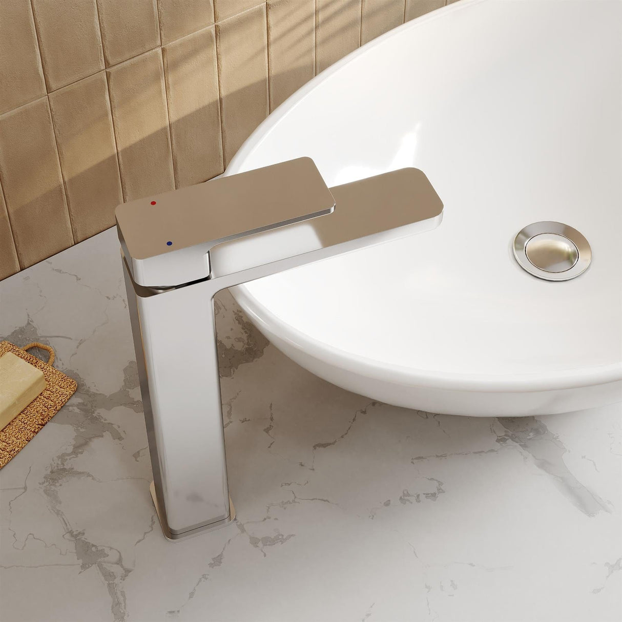 Aquarius Bathrooms Tall Basin Tap Aquarius Tetra Tall Mono Basin Mixer Tap
