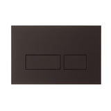 Aquarius Flush Plate Black Aquarius Drake Rectangular Flush Plate