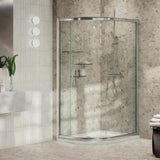 Aquarius Pluvia 8mm Quadrant Single Sliding Shower Door