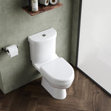 Aquarius Bathrooms Close Coupled Toilet Aquarius Element Rimless Close Coupled Toilet with Soft Close Seat
