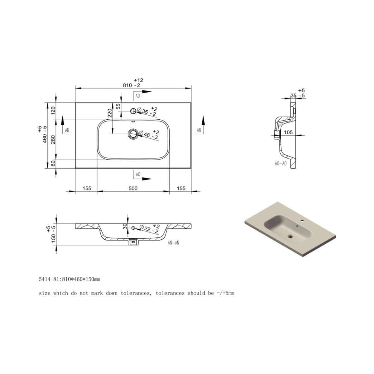 Aquarius Bathrooms Wall Mounted Vanity Unit Aquarius Contour 815mm Wall Mounted One Drawer Vanity Unit with Basin