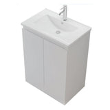 Aquarius Bathrooms Vanity Unit Aquarius Halite Waterproof White Vanity Unit and 1TH Basin