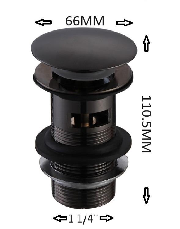 Aquarius Zanelli Slotted Basin Clicker Waste