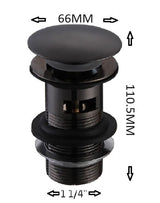 Aquarius Bathrooms Basin Waste Aquarius Zanelli Slotted Basin Clicker Waste