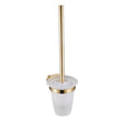 Aquarius Bathrooms Toilet Brush Aquarius Auro Toilet Brush Holder Brushed Brass AQAU52452