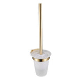 Aquarius Bathrooms Toilet Brush Aquarius Auro Toilet Brush Holder Brushed Brass AQAU52452