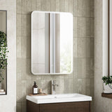 Aquarius Bathrooms Illuminated Mirror Chrome Aquarius Lumine Inset Framed LED Touch Sensor Rectangular Mirror - 700 x 500mm