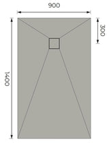 Aquarius Bathrooms Wetroom Tray Aquarius LevAqua Wetroom Tray with End Drain Complete Kit