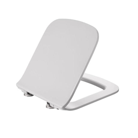 Aquarius Bathrooms Close Coupled Toilet Aquarius Sequoia Rimless Short Projection Close Coupled Toilet with Slimline Soft Close Seat