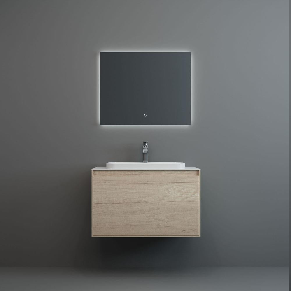 Aquarius KF-Series One Drawer 800mm Vanity Unit with Countertop