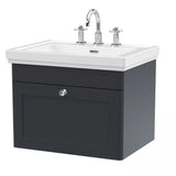 Aquarius Bathrooms Wall Mounted Vanity Unit Aquarius Leighton 800mm Wall Mounted One Drawer Vanity Unit with Basin