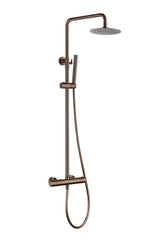 Aquarius RainLux Cool Touch Adjustable Round Exposed Shower Valve and Kit