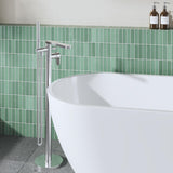 Aquarius Bathrooms Freestanding Bath Filler Chrome Aquarius Deco Freestanding Bath Shower Mixer with Kit and Waste