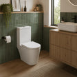 Aquarius Bathrooms Close Coupled Toilet Aquarius Emma Rimless ProFlush Short Projection Close Coupled Toilet with Soft Close Seat