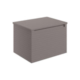 Aquarius Bathrooms Wall Mounted Vanity Unit Matt Taupe Aquarius Contour 615mm Wall Mounted One Drawer Vanity Unit with Worktop